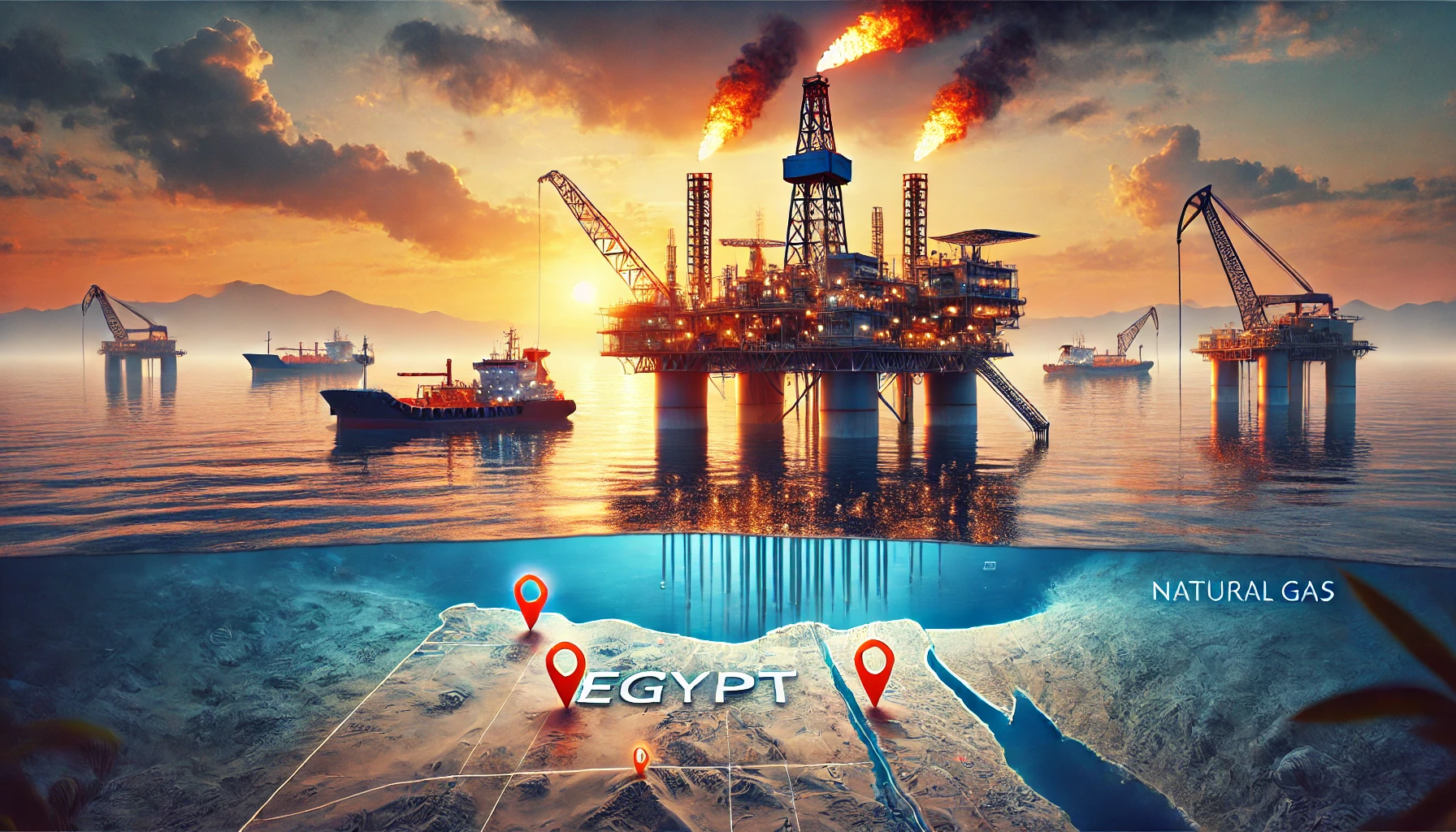 الاكتشافات الجديدة للغاز الطبيعي في مصر: تغيير قواعد اللعبة في قطاع الطاقة